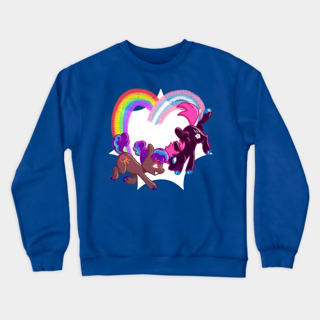 LGBT+ Ponies Crewneck Sweatshirt by Kenners